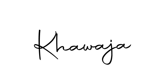 Make a beautiful signature design for name Khawaja. With this signature (Autography-DOLnW) style, you can create a handwritten signature for free. Khawaja signature style 10 images and pictures png