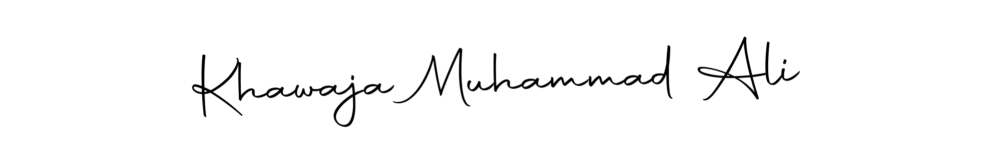 Design your own signature with our free online signature maker. With this signature software, you can create a handwritten (Autography-DOLnW) signature for name Khawaja Muhammad Ali. Khawaja Muhammad Ali signature style 10 images and pictures png