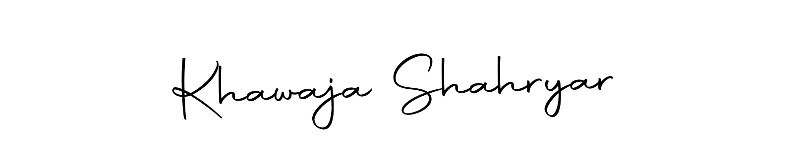 Also we have Khawaja Shahryar name is the best signature style. Create professional handwritten signature collection using Autography-DOLnW autograph style. Khawaja Shahryar signature style 10 images and pictures png