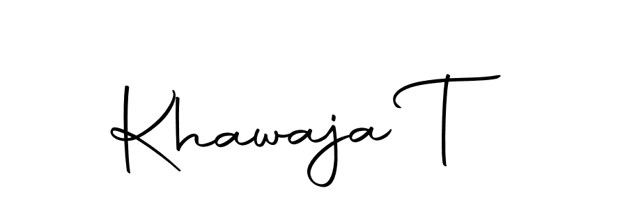 Here are the top 10 professional signature styles for the name Khawaja T. These are the best autograph styles you can use for your name. Khawaja T signature style 10 images and pictures png