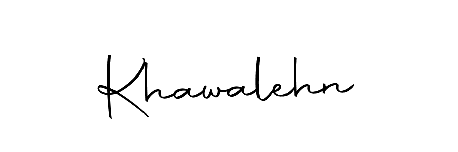 Make a beautiful signature design for name Khawalehn. Use this online signature maker to create a handwritten signature for free. Khawalehn signature style 10 images and pictures png