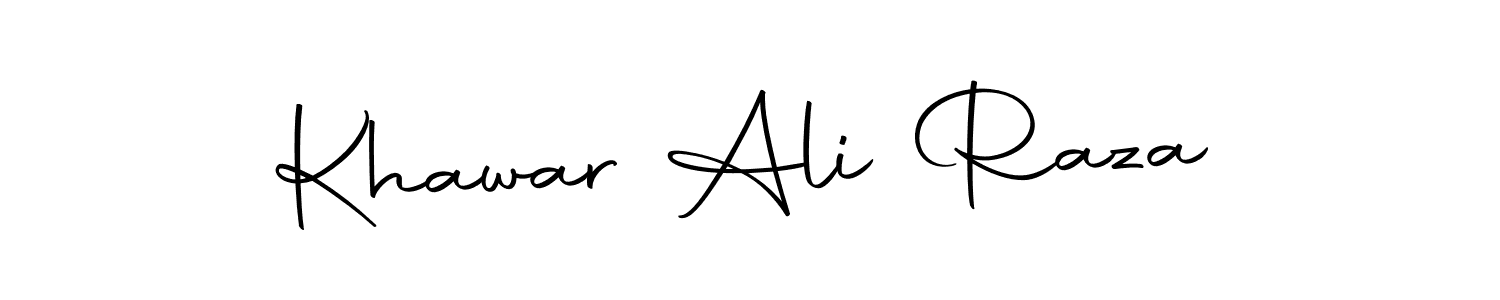 Use a signature maker to create a handwritten signature online. With this signature software, you can design (Autography-DOLnW) your own signature for name Khawar Ali Raza. Khawar Ali Raza signature style 10 images and pictures png