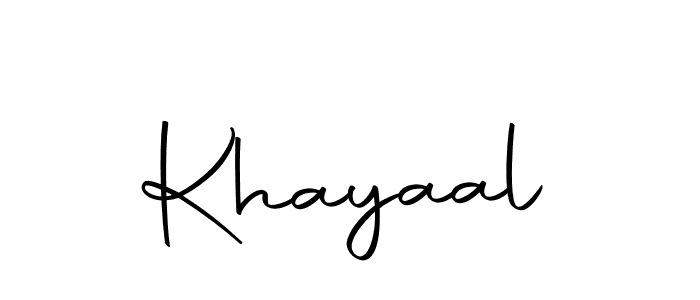 Also we have Khayaal name is the best signature style. Create professional handwritten signature collection using Autography-DOLnW autograph style. Khayaal signature style 10 images and pictures png