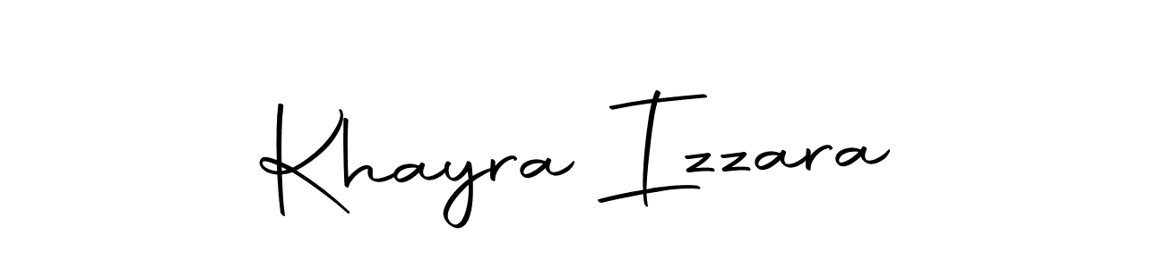 Autography-DOLnW is a professional signature style that is perfect for those who want to add a touch of class to their signature. It is also a great choice for those who want to make their signature more unique. Get Khayra Izzara name to fancy signature for free. Khayra Izzara signature style 10 images and pictures png