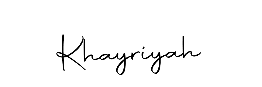 Here are the top 10 professional signature styles for the name Khayriyah. These are the best autograph styles you can use for your name. Khayriyah signature style 10 images and pictures png