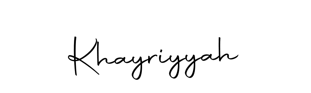 Also we have Khayriyyah name is the best signature style. Create professional handwritten signature collection using Autography-DOLnW autograph style. Khayriyyah signature style 10 images and pictures png