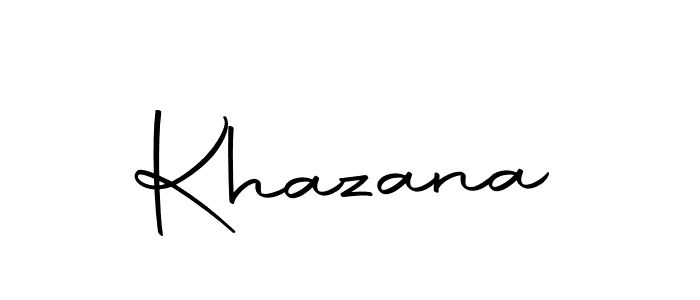 Use a signature maker to create a handwritten signature online. With this signature software, you can design (Autography-DOLnW) your own signature for name Khazana. Khazana signature style 10 images and pictures png