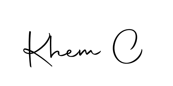 Make a beautiful signature design for name Khem C. Use this online signature maker to create a handwritten signature for free. Khem C signature style 10 images and pictures png