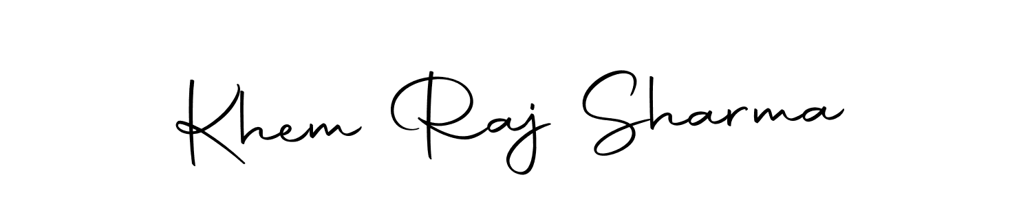 Use a signature maker to create a handwritten signature online. With this signature software, you can design (Autography-DOLnW) your own signature for name Khem Raj Sharma. Khem Raj Sharma signature style 10 images and pictures png