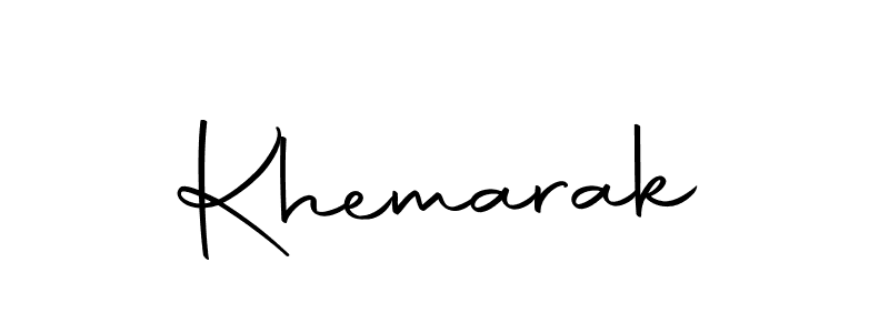 Khemarak stylish signature style. Best Handwritten Sign (Autography-DOLnW) for my name. Handwritten Signature Collection Ideas for my name Khemarak. Khemarak signature style 10 images and pictures png