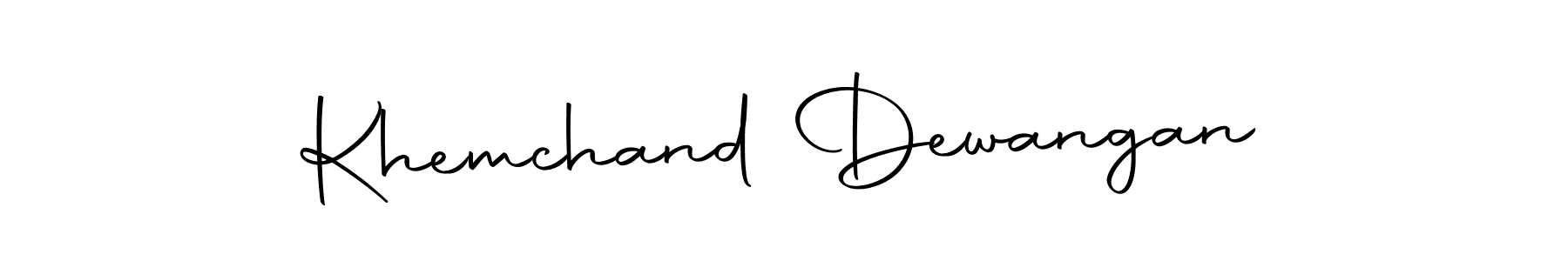 You should practise on your own different ways (Autography-DOLnW) to write your name (Khemchand Dewangan) in signature. don't let someone else do it for you. Khemchand Dewangan signature style 10 images and pictures png