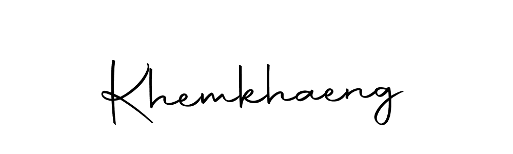 The best way (Autography-DOLnW) to make a short signature is to pick only two or three words in your name. The name Khemkhaeng include a total of six letters. For converting this name. Khemkhaeng signature style 10 images and pictures png