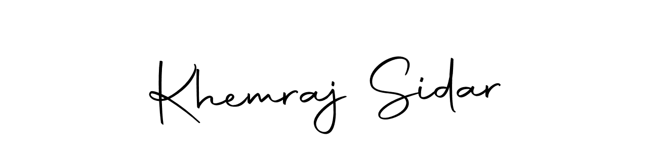 Here are the top 10 professional signature styles for the name Khemraj Sidar. These are the best autograph styles you can use for your name. Khemraj Sidar signature style 10 images and pictures png