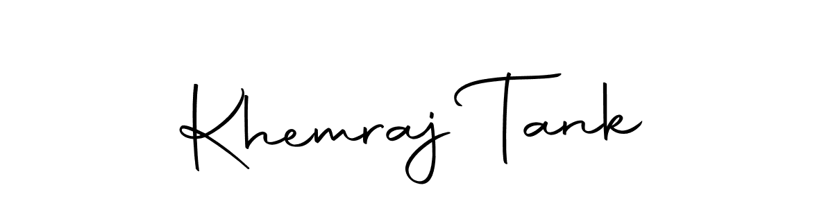 Also we have Khemraj Tank name is the best signature style. Create professional handwritten signature collection using Autography-DOLnW autograph style. Khemraj Tank signature style 10 images and pictures png