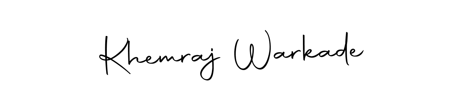 How to make Khemraj Warkade signature? Autography-DOLnW is a professional autograph style. Create handwritten signature for Khemraj Warkade name. Khemraj Warkade signature style 10 images and pictures png