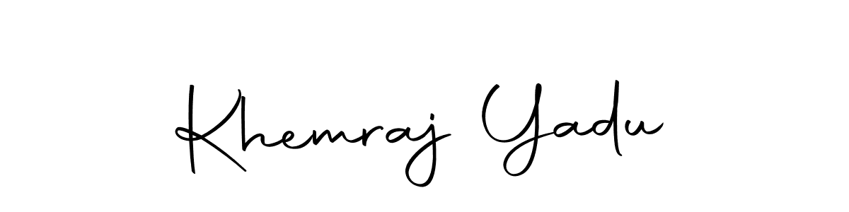 Make a beautiful signature design for name Khemraj Yadu. With this signature (Autography-DOLnW) style, you can create a handwritten signature for free. Khemraj Yadu signature style 10 images and pictures png