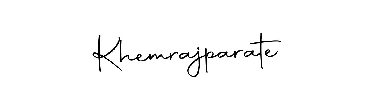 Also we have Khemrajparate name is the best signature style. Create professional handwritten signature collection using Autography-DOLnW autograph style. Khemrajparate signature style 10 images and pictures png