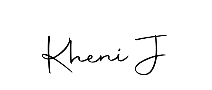 How to make Kheni J name signature. Use Autography-DOLnW style for creating short signs online. This is the latest handwritten sign. Kheni J signature style 10 images and pictures png