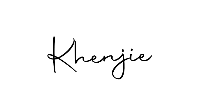 You can use this online signature creator to create a handwritten signature for the name Khenjie. This is the best online autograph maker. Khenjie signature style 10 images and pictures png