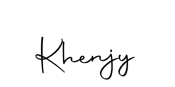 You can use this online signature creator to create a handwritten signature for the name Khenjy. This is the best online autograph maker. Khenjy signature style 10 images and pictures png