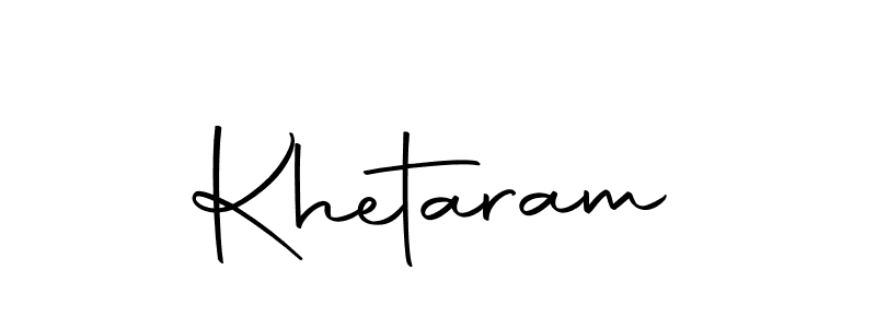 Make a beautiful signature design for name Khetaram. With this signature (Autography-DOLnW) style, you can create a handwritten signature for free. Khetaram signature style 10 images and pictures png