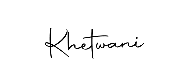 Make a beautiful signature design for name Khetwani. With this signature (Autography-DOLnW) style, you can create a handwritten signature for free. Khetwani signature style 10 images and pictures png