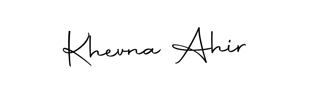 It looks lik you need a new signature style for name Khevna Ahir. Design unique handwritten (Autography-DOLnW) signature with our free signature maker in just a few clicks. Khevna Ahir signature style 10 images and pictures png