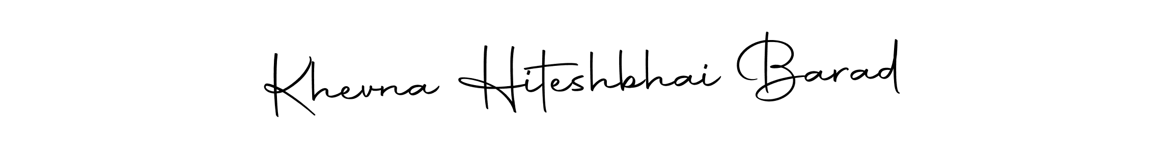 It looks lik you need a new signature style for name Khevna Hiteshbhai Barad. Design unique handwritten (Autography-DOLnW) signature with our free signature maker in just a few clicks. Khevna Hiteshbhai Barad signature style 10 images and pictures png
