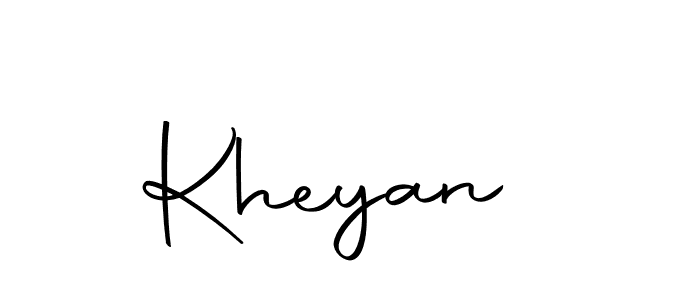 Design your own signature with our free online signature maker. With this signature software, you can create a handwritten (Autography-DOLnW) signature for name Kheyan . Kheyan  signature style 10 images and pictures png