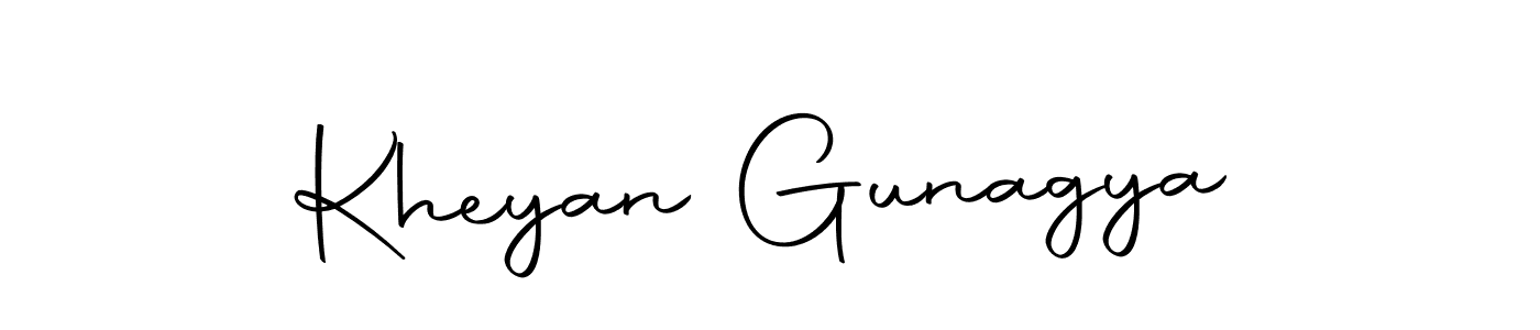 Kheyan Gunagya stylish signature style. Best Handwritten Sign (Autography-DOLnW) for my name. Handwritten Signature Collection Ideas for my name Kheyan Gunagya. Kheyan Gunagya signature style 10 images and pictures png