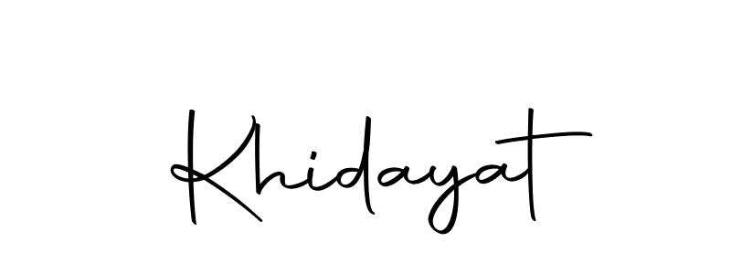 How to Draw Khidayat signature style? Autography-DOLnW is a latest design signature styles for name Khidayat. Khidayat signature style 10 images and pictures png