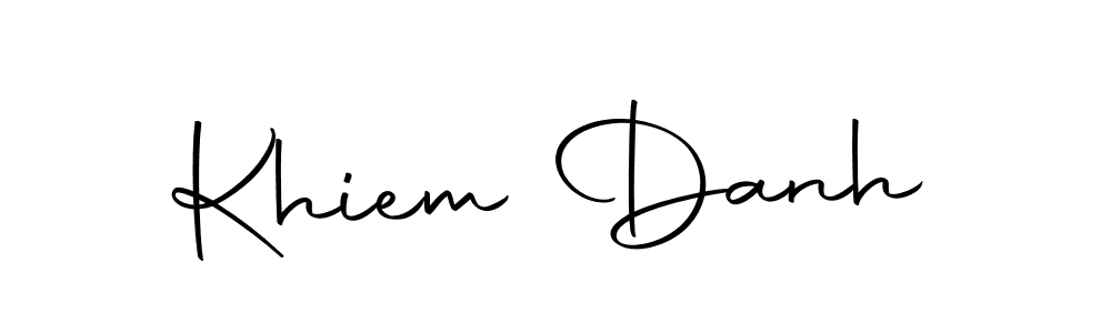 if you are searching for the best signature style for your name Khiem Danh. so please give up your signature search. here we have designed multiple signature styles  using Autography-DOLnW. Khiem Danh signature style 10 images and pictures png