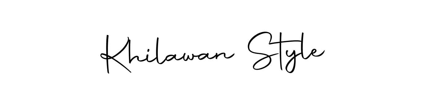 Khilawan Style stylish signature style. Best Handwritten Sign (Autography-DOLnW) for my name. Handwritten Signature Collection Ideas for my name Khilawan Style. Khilawan Style signature style 10 images and pictures png