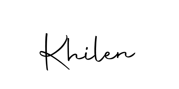 How to Draw Khilen signature style? Autography-DOLnW is a latest design signature styles for name Khilen. Khilen signature style 10 images and pictures png