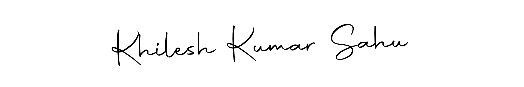 It looks lik you need a new signature style for name Khilesh Kumar Sahu. Design unique handwritten (Autography-DOLnW) signature with our free signature maker in just a few clicks. Khilesh Kumar Sahu signature style 10 images and pictures png