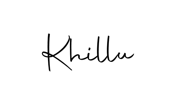 It looks lik you need a new signature style for name Khillu. Design unique handwritten (Autography-DOLnW) signature with our free signature maker in just a few clicks. Khillu signature style 10 images and pictures png