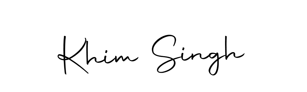 The best way (Autography-DOLnW) to make a short signature is to pick only two or three words in your name. The name Khim Singh include a total of six letters. For converting this name. Khim Singh signature style 10 images and pictures png