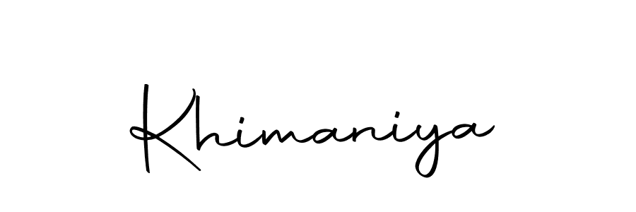 Similarly Autography-DOLnW is the best handwritten signature design. Signature creator online .You can use it as an online autograph creator for name Khimaniya. Khimaniya signature style 10 images and pictures png