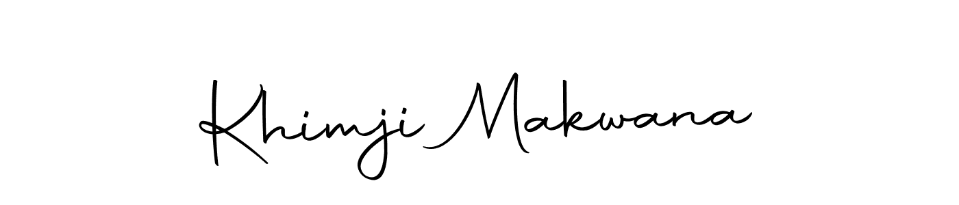 How to make Khimji Makwana signature? Autography-DOLnW is a professional autograph style. Create handwritten signature for Khimji Makwana name. Khimji Makwana signature style 10 images and pictures png