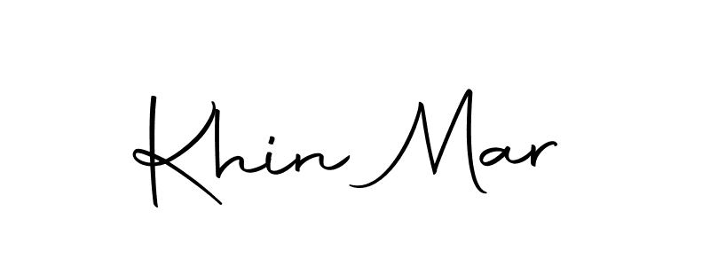 Make a beautiful signature design for name Khin Mar. Use this online signature maker to create a handwritten signature for free. Khin Mar signature style 10 images and pictures png