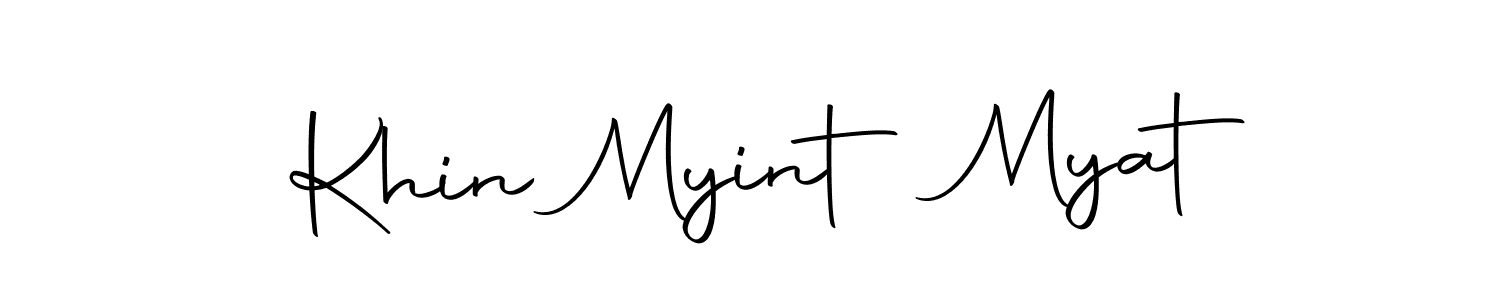 You should practise on your own different ways (Autography-DOLnW) to write your name (Khin Myint Myat) in signature. don't let someone else do it for you. Khin Myint Myat signature style 10 images and pictures png