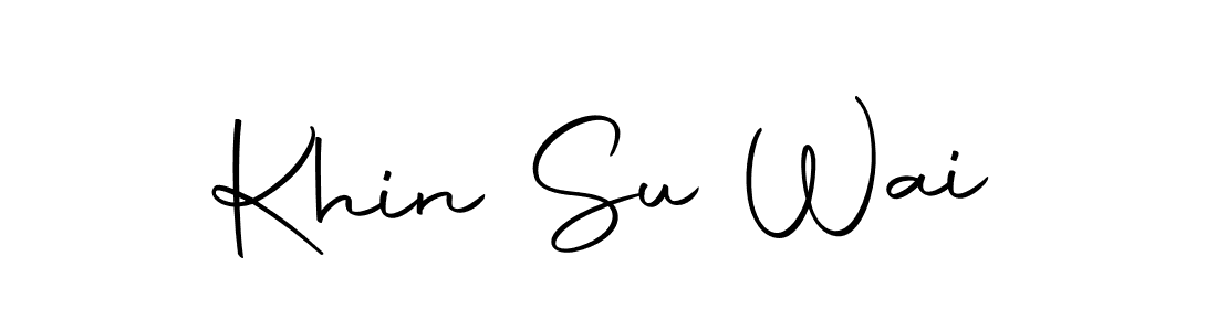 Design your own signature with our free online signature maker. With this signature software, you can create a handwritten (Autography-DOLnW) signature for name Khin Su Wai. Khin Su Wai signature style 10 images and pictures png