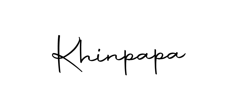 Similarly Autography-DOLnW is the best handwritten signature design. Signature creator online .You can use it as an online autograph creator for name Khinpapa. Khinpapa signature style 10 images and pictures png
