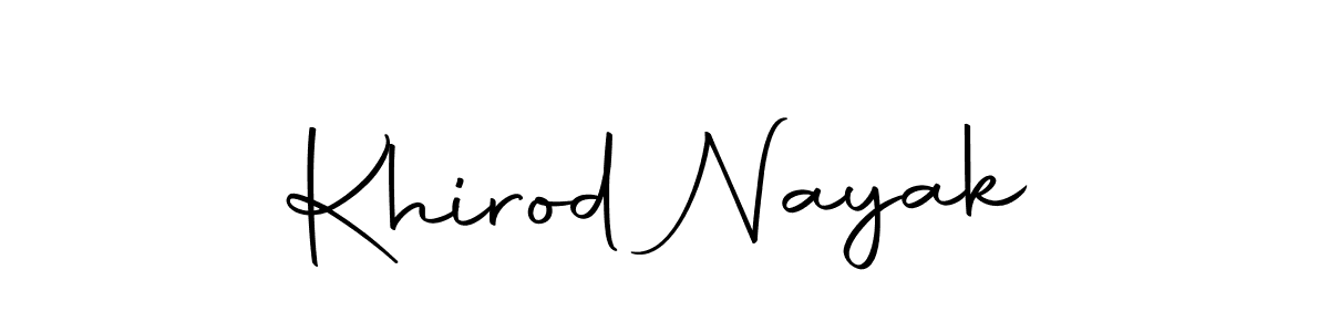 How to make Khirod Nayak name signature. Use Autography-DOLnW style for creating short signs online. This is the latest handwritten sign. Khirod Nayak signature style 10 images and pictures png