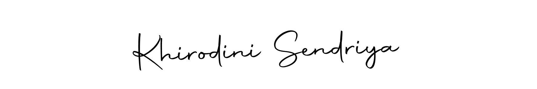 Make a beautiful signature design for name Khirodini Sendriya. With this signature (Autography-DOLnW) style, you can create a handwritten signature for free. Khirodini Sendriya signature style 10 images and pictures png