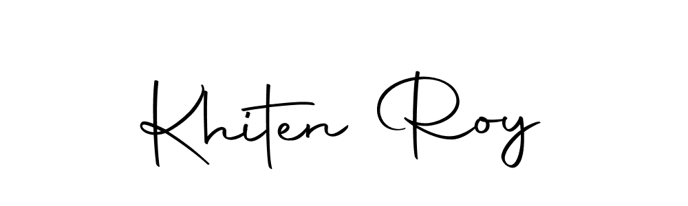 Make a beautiful signature design for name Khiten Roy. Use this online signature maker to create a handwritten signature for free. Khiten Roy signature style 10 images and pictures png