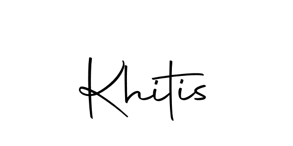 Make a beautiful signature design for name Khitis. With this signature (Autography-DOLnW) style, you can create a handwritten signature for free. Khitis signature style 10 images and pictures png