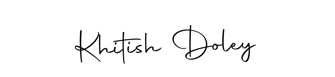 You can use this online signature creator to create a handwritten signature for the name Khitish Doley. This is the best online autograph maker. Khitish Doley signature style 10 images and pictures png