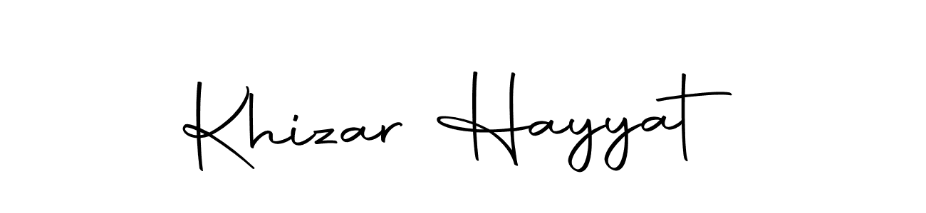 Make a short Khizar Hayyat signature style. Manage your documents anywhere anytime using Autography-DOLnW. Create and add eSignatures, submit forms, share and send files easily. Khizar Hayyat signature style 10 images and pictures png