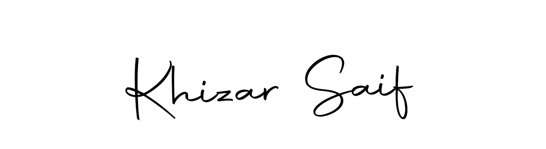 Make a short Khizar Saif signature style. Manage your documents anywhere anytime using Autography-DOLnW. Create and add eSignatures, submit forms, share and send files easily. Khizar Saif signature style 10 images and pictures png